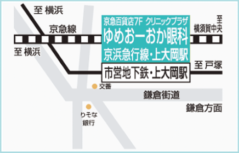 新宿シティ眼科へのアクセス